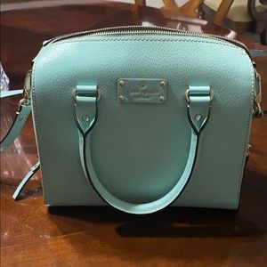 Kate Spade light turquoise with shoulder strap